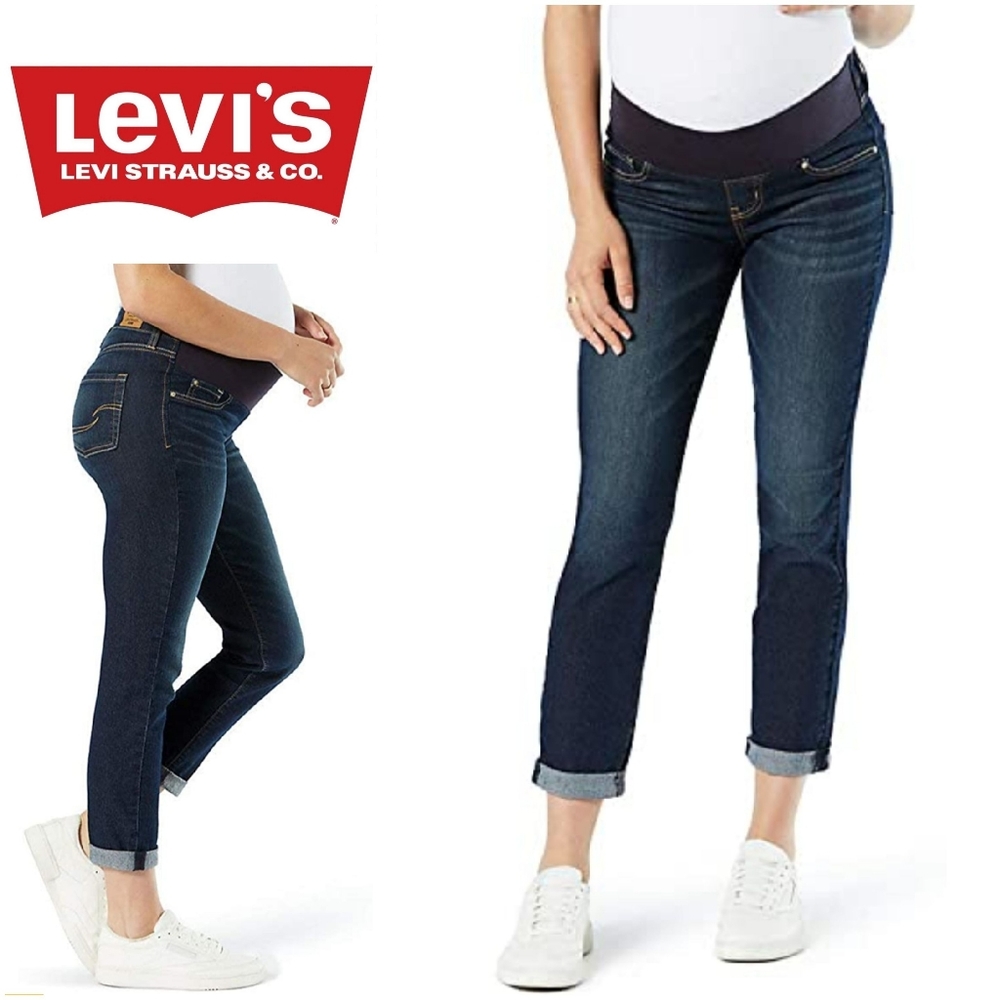 Levi's Maternity Baby Bump Slim Boyfriend Jean XL